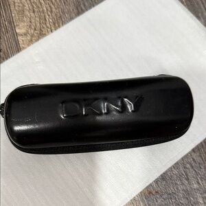 DKNY Glossy Black Eyewear Case